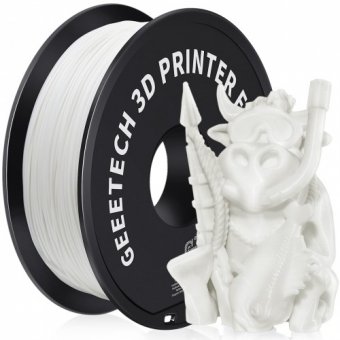 Filament 3D Geeetech ABS+ alb 1,75 mm 1 kg 