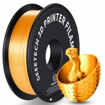 Filament 3D Geeetech PLA SILK auriu 1,75 mm 1 kg 