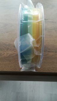 Filament 3D Geeetech SILK curcubeu 02 1,75 mm 1 kg