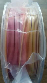Filament 3D Geeetech SILK curcubeu 07 1,75 mm 1 kg 