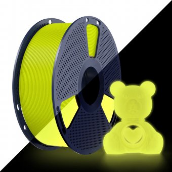 Filament 3D Sunlu PETG luminos galben 1,75 mm 1 kg