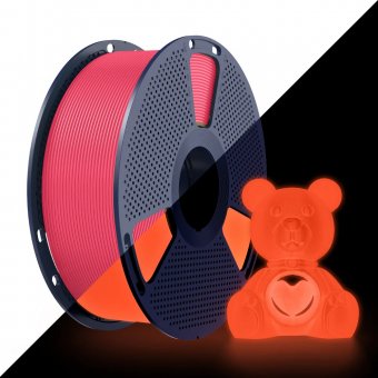 Filament 3D Sunlu PETG luminos rosu 1,75 mm 1 kg 
