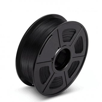 Filament 3D Sunlu PLA  fibra carbon negru 1,75 mm 1 kg