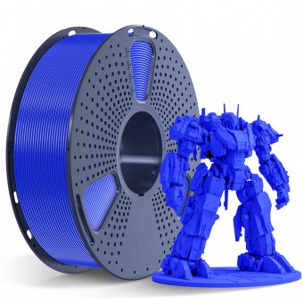 Filament 3D Sunlu PLA+2.0 de mare viteza 300 mm/s albastru gri 1,75 mm 1 kg
