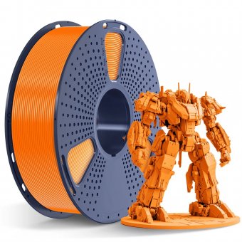 Filament 3D Sunlu PLA+2.0 de mare viteza 300 mm/s  portocaliu 1,75 mm 1 kg