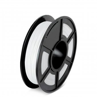 Filament 3D Sunlu TPU  alb flexibil  95A 1,75 mm 0,5 kg 