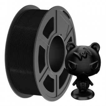 Filament 3D Sunlu TPU SILK negru 98A 1,75 mm 1 kg
