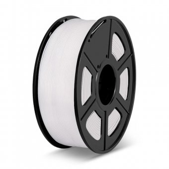 Filament Sunlu  PLA+ de mare viteza 600mm/s alb 1,75 mm 1kg 