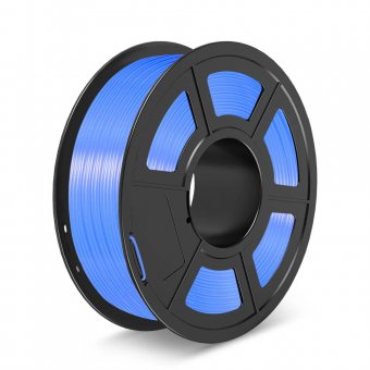 Filament Sunlu PLA+ albastru transparent 1,75 mm 1kg