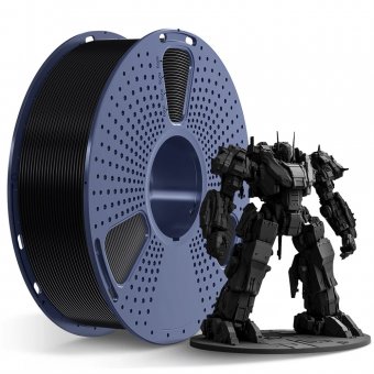Filament 3D Sunlu PLA + 2.0 de mare viteza 300mm/s negru 1,75 mm 1 kg