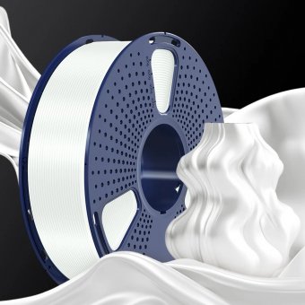 Filament Sunlu PLA+ SILK alb 1,75 mm 1 kg