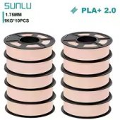 Filament 3D Sunlu PLA+2.0 de mare viteza 300 mm/s   bej 1,75 mm 1 kg 