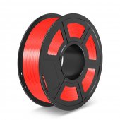 Filament Sunlu PLA+ rosu transparent 1,75 mm 1 kg 